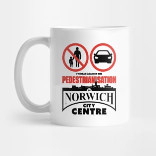 The Pedestrianisation of Norwich City Centre Mug